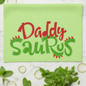 Linge De Cuisine Daddy Saurus Dinosaur (Plié)