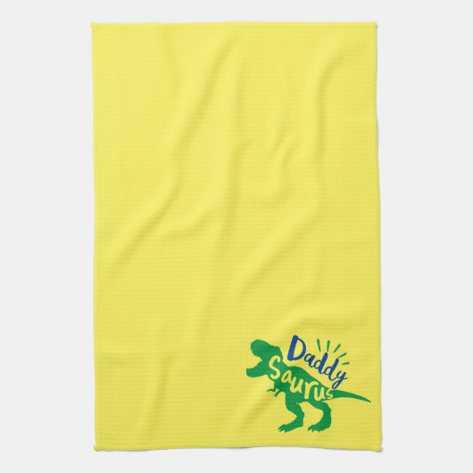 Linge De Cuisine Daddy Saurus T-Rex Silhouette (Vertical)