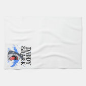 Linge De Cuisine Daddy Shark - Grand Blanc (Horizontal)