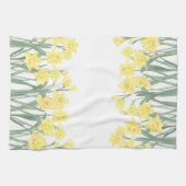 Linge De Cuisine Daffodique aquarelle (Horizontal)