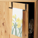 Linge De Cuisine Daffodique aquarelle<br><div class="desc">Laissez cette illustration ensoleillée de jonquilles jaunes égayer votre cuisine ou votre poudrière ! Juste à temps pour le printemps.</div>