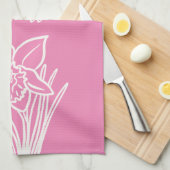 Linge De Cuisine Daffodique de printemps (Quart Plié)