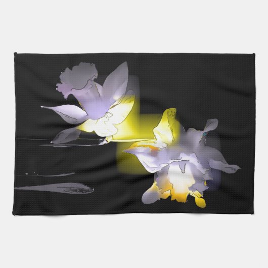 Linge De Cuisine Daffodiques cubes (Horizontal)