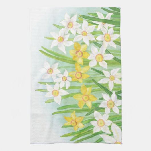 Linge De Cuisine Daffodiques de printemps (Vertical)