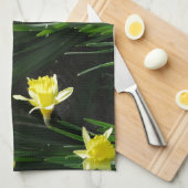 Linge De Cuisine Daffodiques de printemps (Quart Plié)
