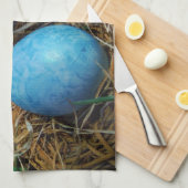 Linge De Cuisine Daffodiques et oeuf bleu de Pâques (Quart Plié)