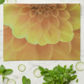 Linge De Cuisine Dahlia jaune (Plié)