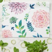 Linge De Cuisine Dahlias (Plié)