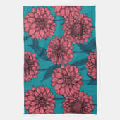 Linge De Cuisine Dahlias (Vertical)