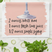 Linge De Cuisine Daiquiri Cocktail Recette (Plié)