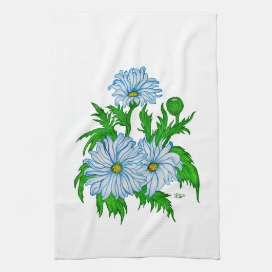 Linge De Cuisine Daisies flowers (Vertical)