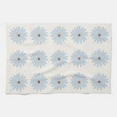 Linge De Cuisine Daisy bleu clair (Horizontal)