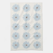Linge De Cuisine Daisy bleu clair (Vertical)