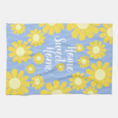 Linge De Cuisine Daisy Bleu Jaune Douce Accueil (Horizontal)