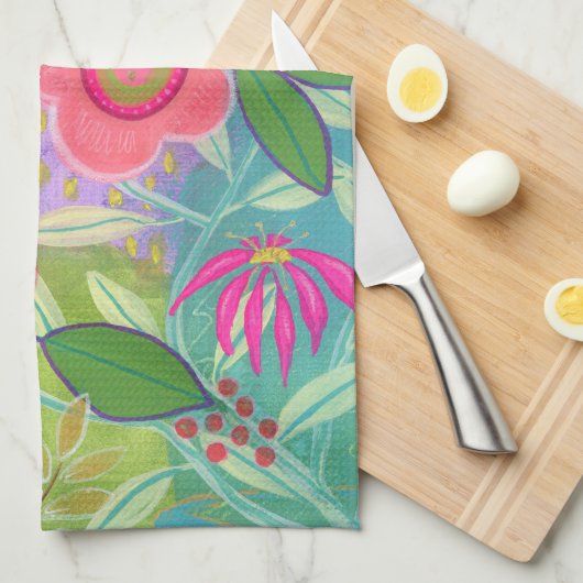 Linge De Cuisine Daisy Chain tea towel (Quart Plié)