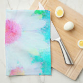 Linge De Cuisine Daisy en pastel A.I. photo améliorée (Quart Plié)