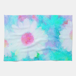 Linge De Cuisine Daisy en pastel A.I. photo améliorée