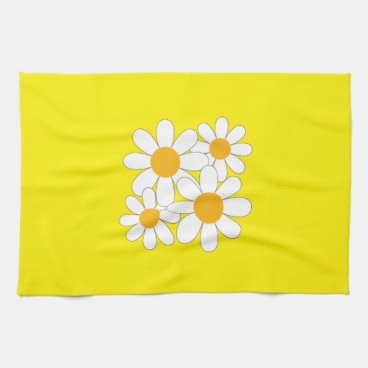 Linge De Cuisine Daisy Lumineuse et Audacieuse (Horizontal)