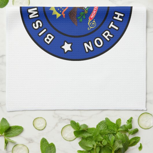 Linge De Cuisine Dakota de Bismarck (Plié)