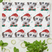 Linge De Cuisine Dalmatian Dog Breed Christmas (Plié)