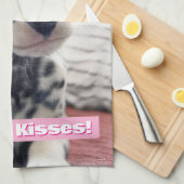 Linge De Cuisine Dalmatian Heart Nose (Quart Plié)