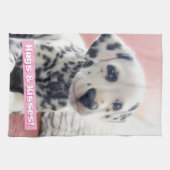 Linge De Cuisine Dalmatian Heart Nose (Horizontal)