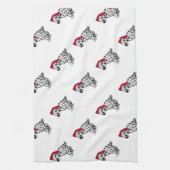 Linge De Cuisine Dalmatie de Noël (Vertical)