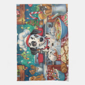 Linge De Cuisine Dalmatie : Noël festif (Vertical)