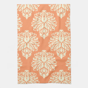 Linge De Cuisine Damas de Peach Southern Cottage