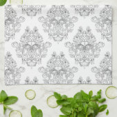 Linge De Cuisine Damas du marché agricole (Plié)