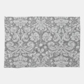 Linge De Cuisine Damas gris vintage (Horizontal)