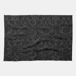 Linge De Cuisine Damas noir de charbon