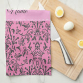 Linge De Cuisine Damas personnalisées (Quart Plié)