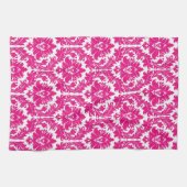 Linge De Cuisine Damassé de roses indien (Horizontal)