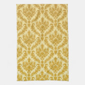 Linge De Cuisine Damassé d'or (Vertical)