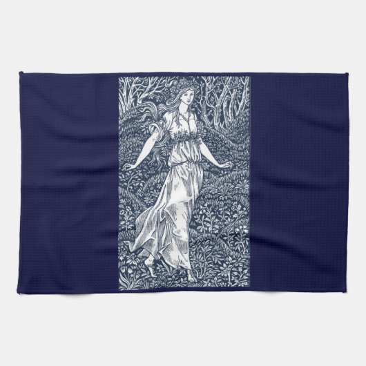 Linge De Cuisine dame dans les bois (Horizontal)