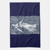 Linge De Cuisine dame dans les bois (Vertical)