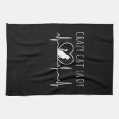 Linge De Cuisine Dame du Crazy Cat (Horizontal)