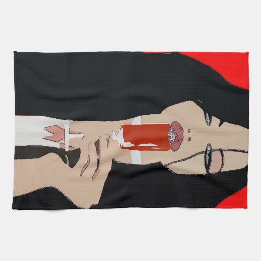 Linge De Cuisine Dame du vin (Horizontal)