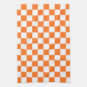 Linge De Cuisine Damier saumon visuel classique (Vertical)