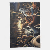 Linge De Cuisine Dancing Bear Towers Party Art Tea TowneDon (Vertical)