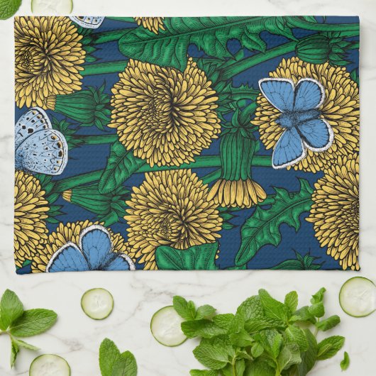 Linge De Cuisine Dandelion medow (Plié)