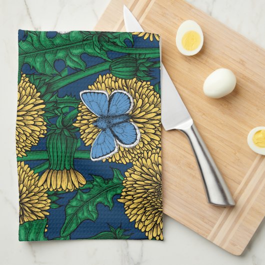 Linge De Cuisine Dandelion medow (Quart Plié)