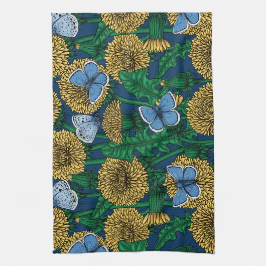 Linge De Cuisine Dandelion medow (Vertical)