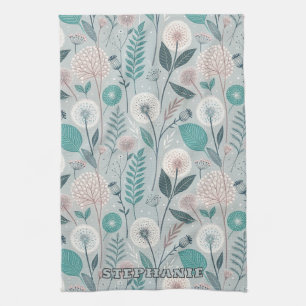 Linge De Cuisine Dandelion Whimsical & Floral Folk Art Seamless (2)
