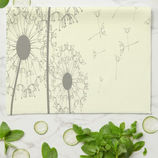 Linge De Cuisine Dandelions (Plié)