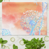 Linge De Cuisine Dandelions soufflant au coucher du soleil  (Plié)