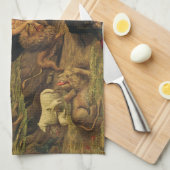 Linge De Cuisine Daniel dans le Den des Lions (Quart Plié)