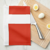 Linge De Cuisine Dannebrog; Drapeau officiel du Danemark (Quart Plié)