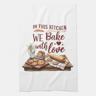 Linge De Cuisine Dans Cette Cuisine Nous Cuisinons Avec Amour - Coo